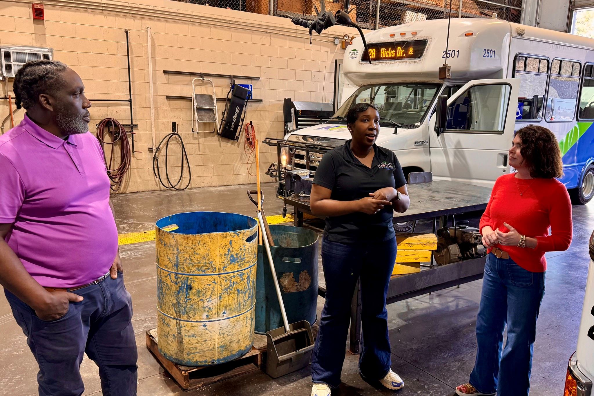 city commissioner department tour